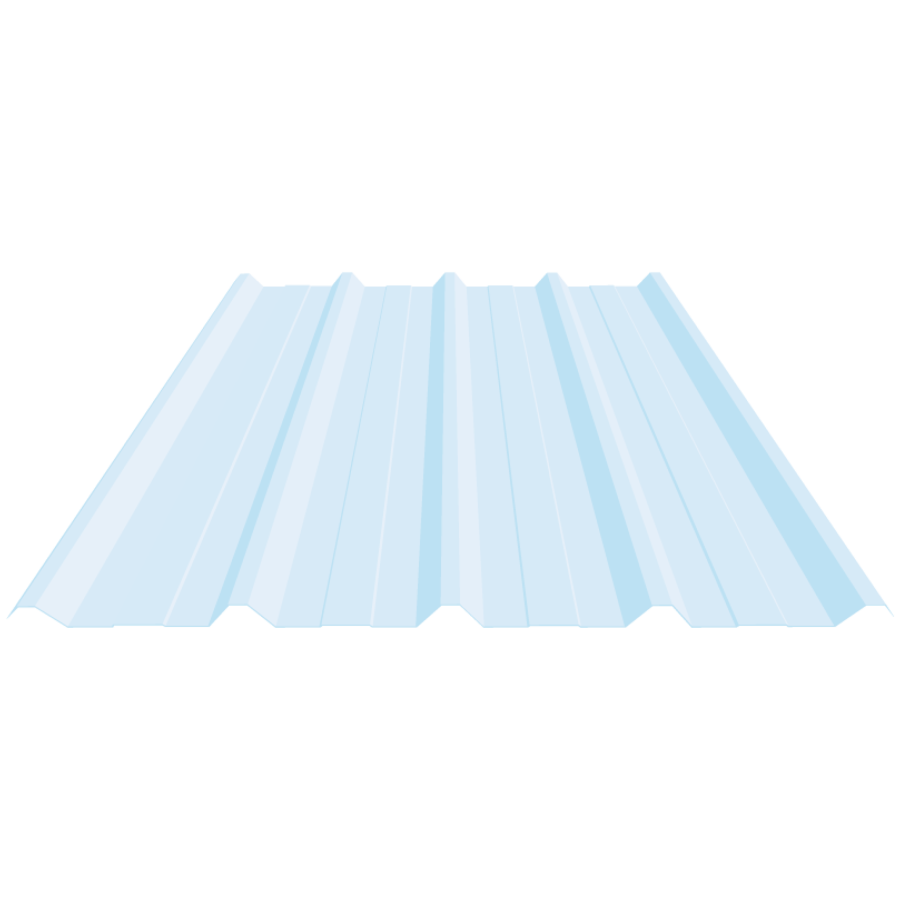 Plaques translucides 2.5mm, 5m & 6m, 30m² min, 6-7 wks LW-146